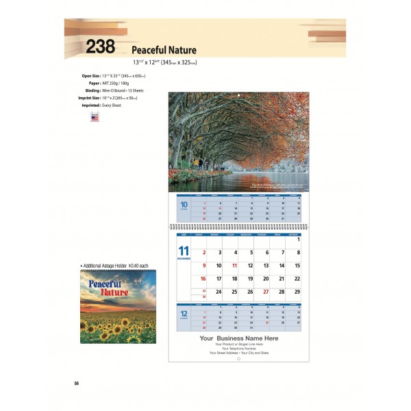 25-SJBW-238 Peaceful Nature (US 전용)