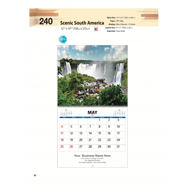 25-SJBW-240 Scenic South America (US 전용)